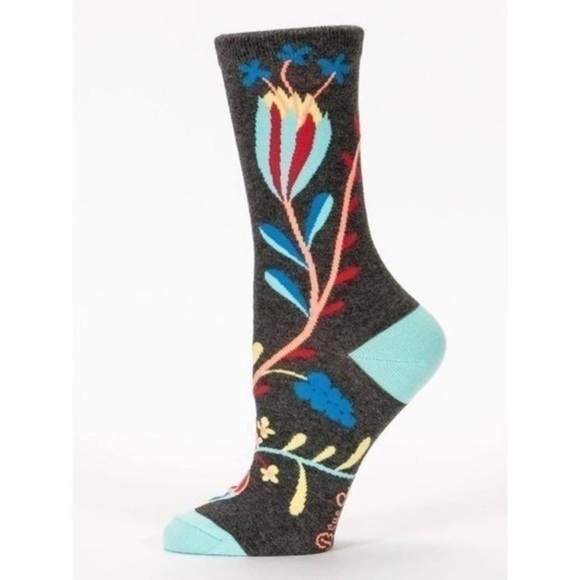 New. BLue Q. I'm Complicated Socks Women's Crew Sock - Picture 2 of 3